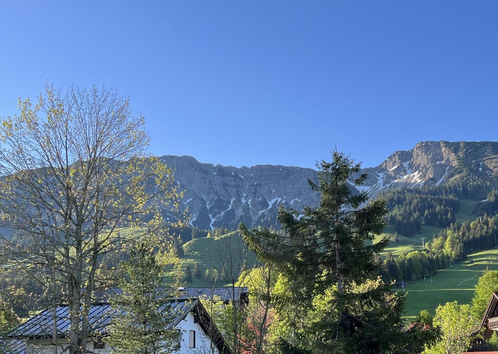 Bergnest Iseler Mit Panoramablick Apartman Oberjoch Kültér fotó