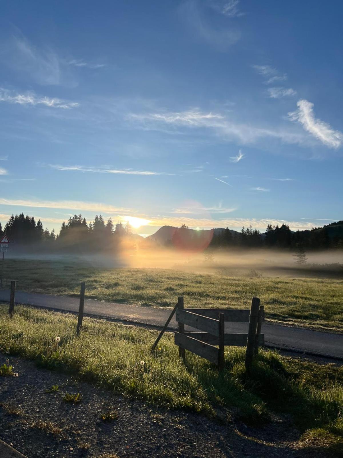 Bergnest Iseler Mit Panoramablick Apartman Oberjoch Kültér fotó